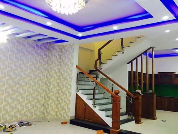 Cầu thang kính cường lực CL01