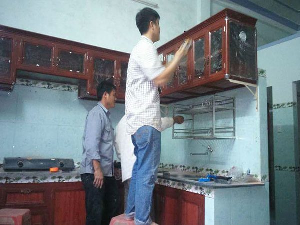 Tủ bếp nhôm cao cấp