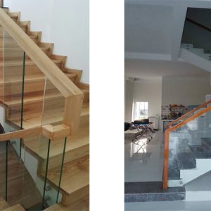 Cầu thang kính cường lực Đà Nẵng