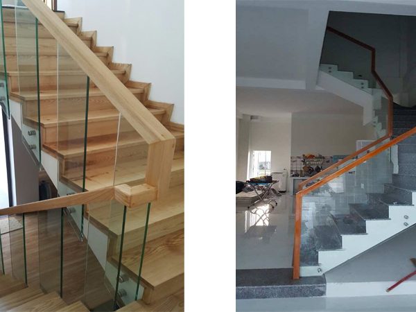 Cầu thang kính cường lực Đà Nẵng