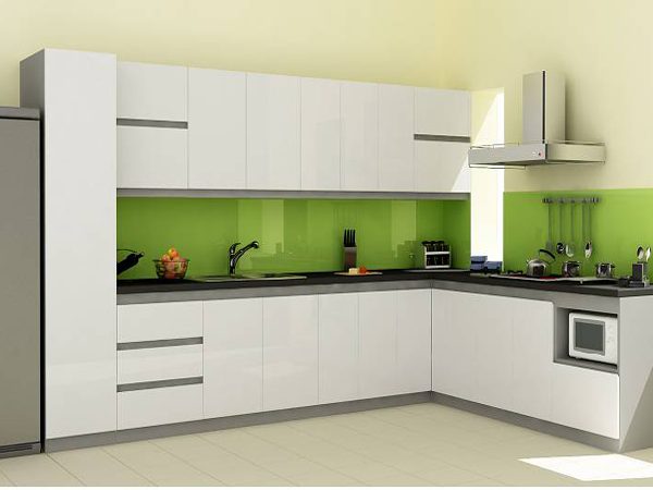 Thi công Kính sơn bếp Đà Nẵng